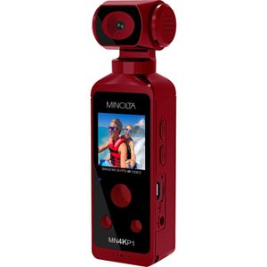 Cámara Compacta Minolta Mn4Kp1 Uhd 4K Roja
