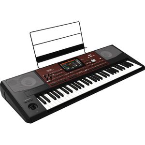 Teclado Profesional Korg Pa700 de 61 Teclas con Pantalla Táctil y Altavoces Negro Rojo Oscuro