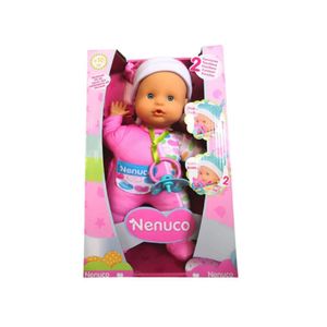 Muñeca Nenuco Lloron Con Accesorios Rosado