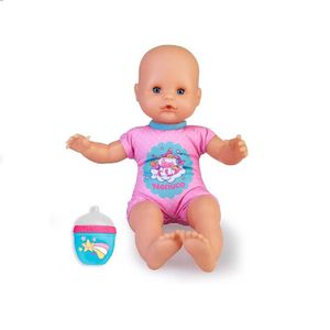 Muñeca Nenuco Con Biberon Y Sonajero Rosado
