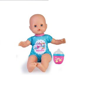 Muñeca Nenuco Con Biberon Y Sonajero Celeste