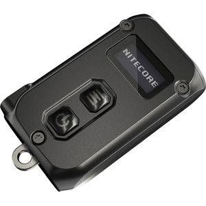 Linterna de Llavero Inteligente Recargable Nitecore Tini 2 de Doble Núcleo Gris
