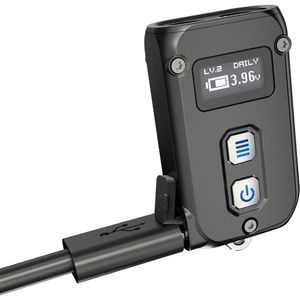 Linterna de Llavero Inteligente Recargable Nitecore Tini 2 de Doble Núcleo Gris