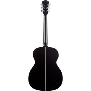 Guitarra Acústica Eléctrica Washburn Deep Forest Folk Ébano Rayado