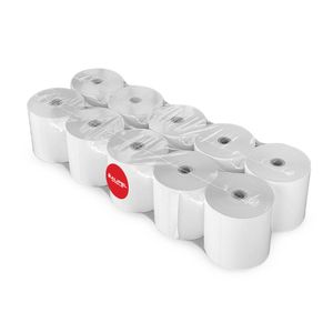 Papel Termico 10 Rollos 55 gr Contometro 80x80mm KALIPEL