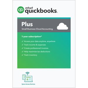 Software Contable Intuit Quickbooks Online Plus 2022 Suscripción de 1 Año en Caja