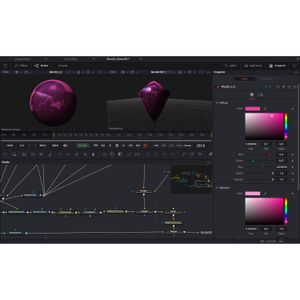 Software de Edición de Video Blackmagic Design Fusion Studio para Mac y Windows Dongle