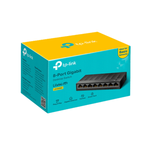 Switch De Mesa De 8 Puertos 10/100/1000mbps Tp-link Ls1008g