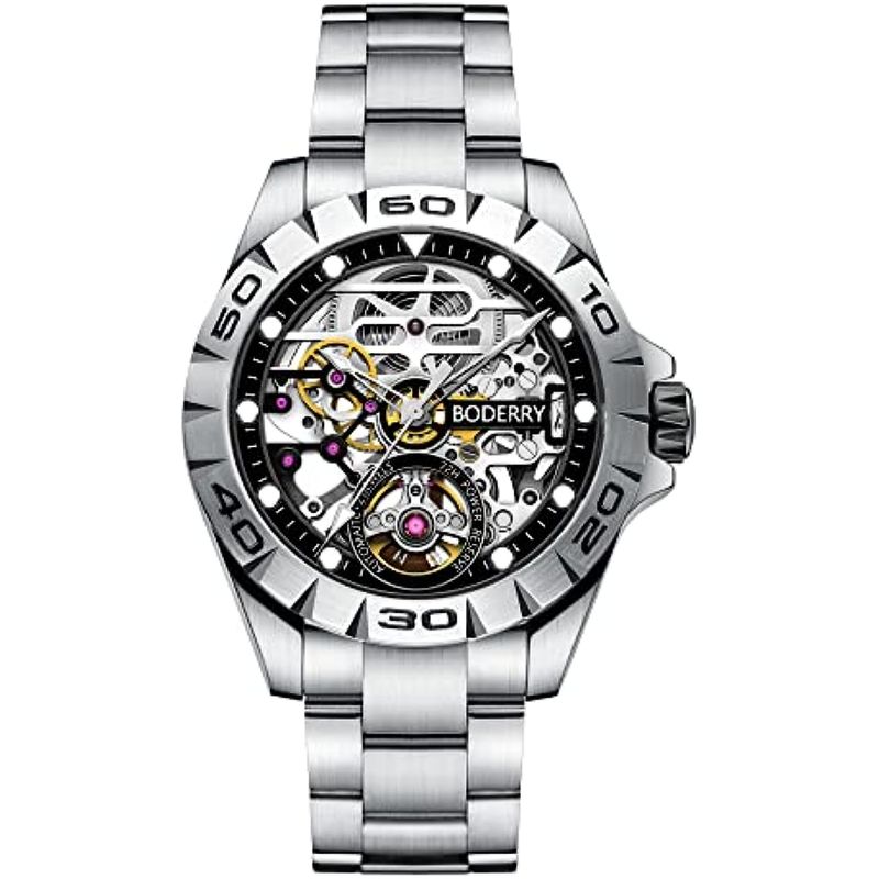 Boderry discount skeleton watch