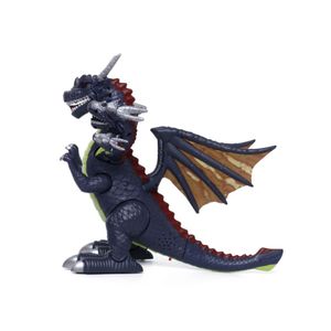 Dinosaurio Dragon Dinomat 7 Cabezas Negro