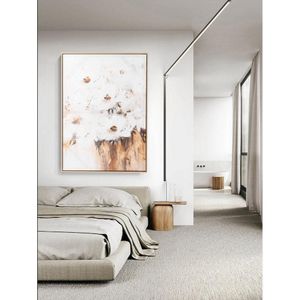 Canvas Flores Blancas 50  cm x 70 cm