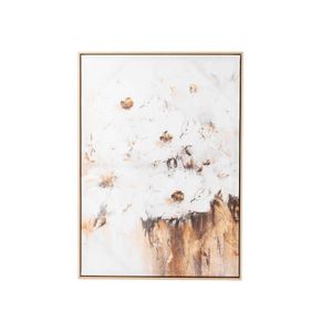 Canvas Flores Blancas 50  cm x 70 cm