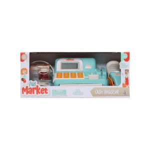 Caja Registradora Fun Market Naranja 20 Piezas
