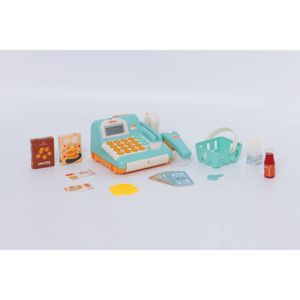 Caja Registradora Fun Market Naranja 20 Piezas