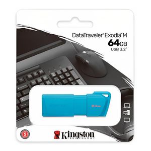 Memoria usb kingston exodia m celeste de 64 gb