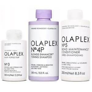 Tratamiento Cabello Rubio Olaplex 3 + Olaplex 4P + Olaplex 5