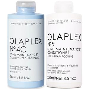 Shampoo Clarificante Sin Sulfato + Acondicionador Olaplex 4C + Olaplex 5