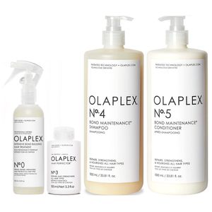 Tratamiento Reparador Olaplex 0 + Olaplex 3 + Olaplex 4 1000ml + Olaplex 5 1000ml
