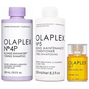 Shampoo Cabello Rubio +Acondicionador + Aceite Olaplex 4P + Olaplex 5 + Olaplex 7