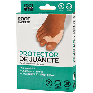 Protector Juanete de Silicona Foot Works con Separador