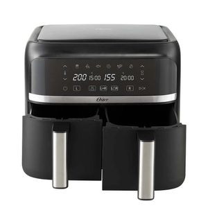 Freidora de Aire Dual 7.6L Oster 1600 Watts con Recubrimiento Diamond Forcé Ckstaf7mcddf