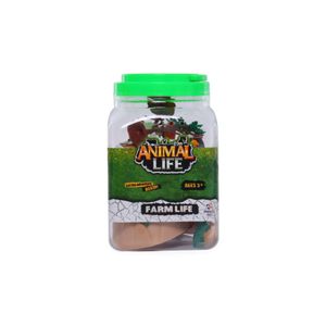 Set De 22 Piezas Mundo De Animales De Granja Animal Life Bucket