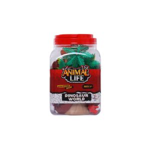 Set De 22 Piezas Mundo De Dinosaurios Animal Life Bucket