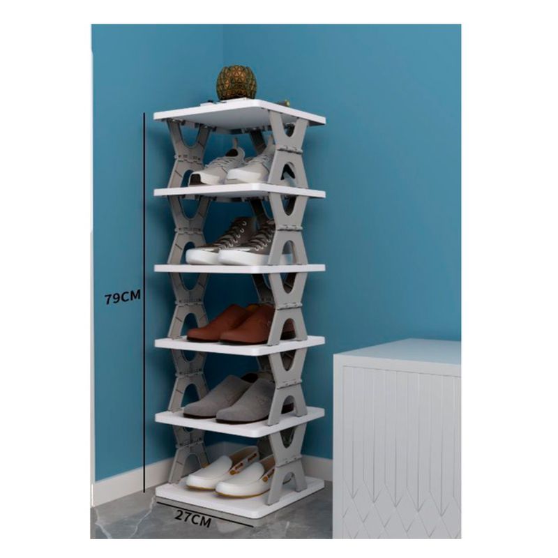  JIAQUAN-SHOP Estante organizador de zapatos de 5 capas de pie  para zapatos, estante de almacenamiento para zapatos, organizador de  almacenamiento de zapatos (color azul, tamaño: 31.5 x 31.5 in) : Hogar