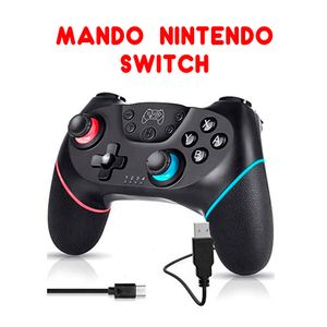 Mando Game Pad Nintendo Switch Inalambrico Bateria Recargable Negro