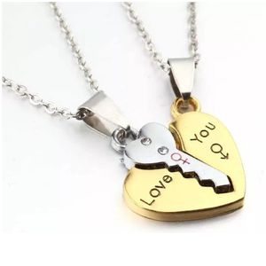 Set de Collares Parejas Enamorados Novios Genieka Key of Love