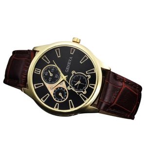 Reloj Pulsera P/hombre Geneva Mod. GE283A Marrón- Genieka