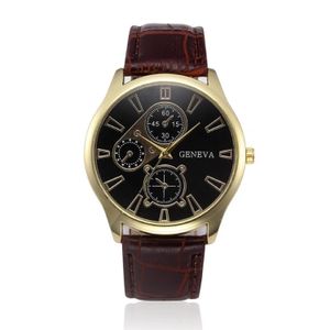 Reloj Pulsera P/hombre Geneva Mod. GE283A Marrón- Genieka