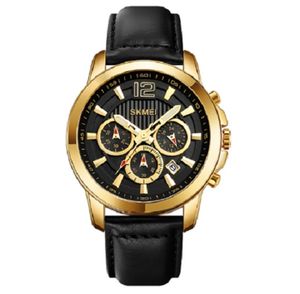 Reloj Skmei 1989 Negro con Dorado para Hombre Resistente al Agua