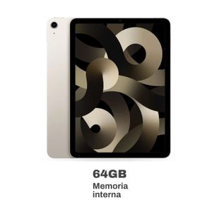 Apple iPad Air 5ta Gen 10.9" 8GB RAM 64GB Blanco Estelar