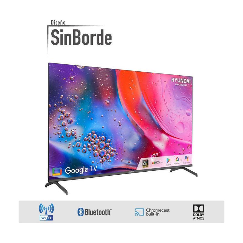 Hyundai – Android Smart TV LED de 43″ Ultra HD