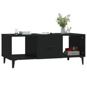 Mesa de Centro 1 puerta Paraiso color Negro TU MESITA