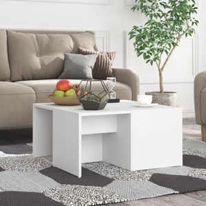 Mesa de Centro Multiusos 4 en 1 Marilú color Blanco TU MESITA