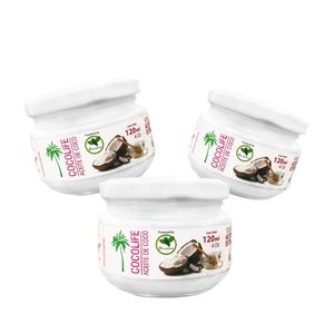 Coco Life Aceite de Coco 120 ml 3 Unidades