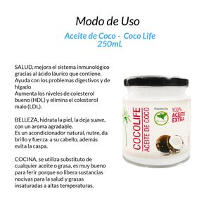 Coco Life Aceite de Coco 250 ml