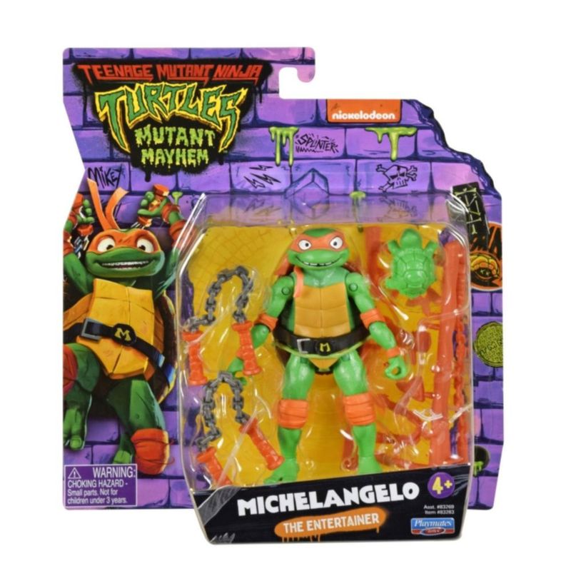 Figura Tortugas Ninja Basic Pelicula Michelangelo Real Plaza