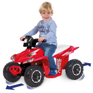 Cuatrimoto Loko Toys A Batería Para Niños Rojo