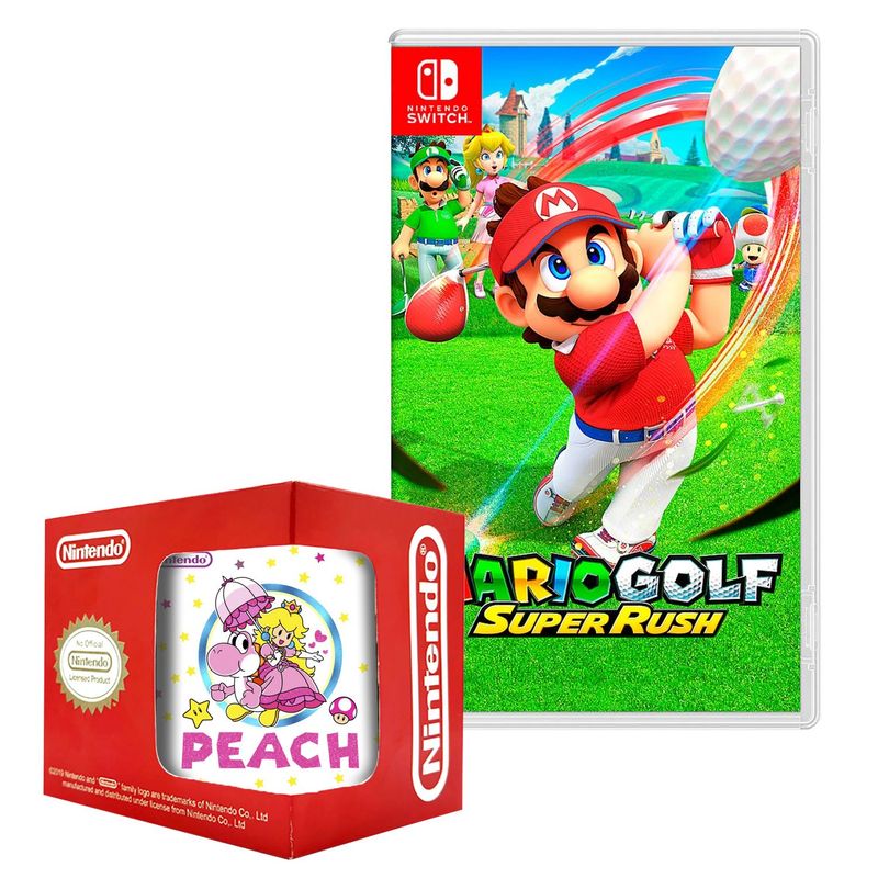 Mario Golf Super Rush Nintendo Switch Taza Real Plaza