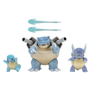 Figura de Colección Pokemon Select Evolution Squirtle 3 Pack