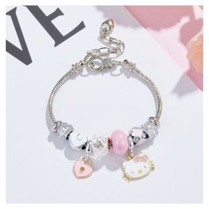 Pulsera Brazalete Cara Rosa Hello Kitty