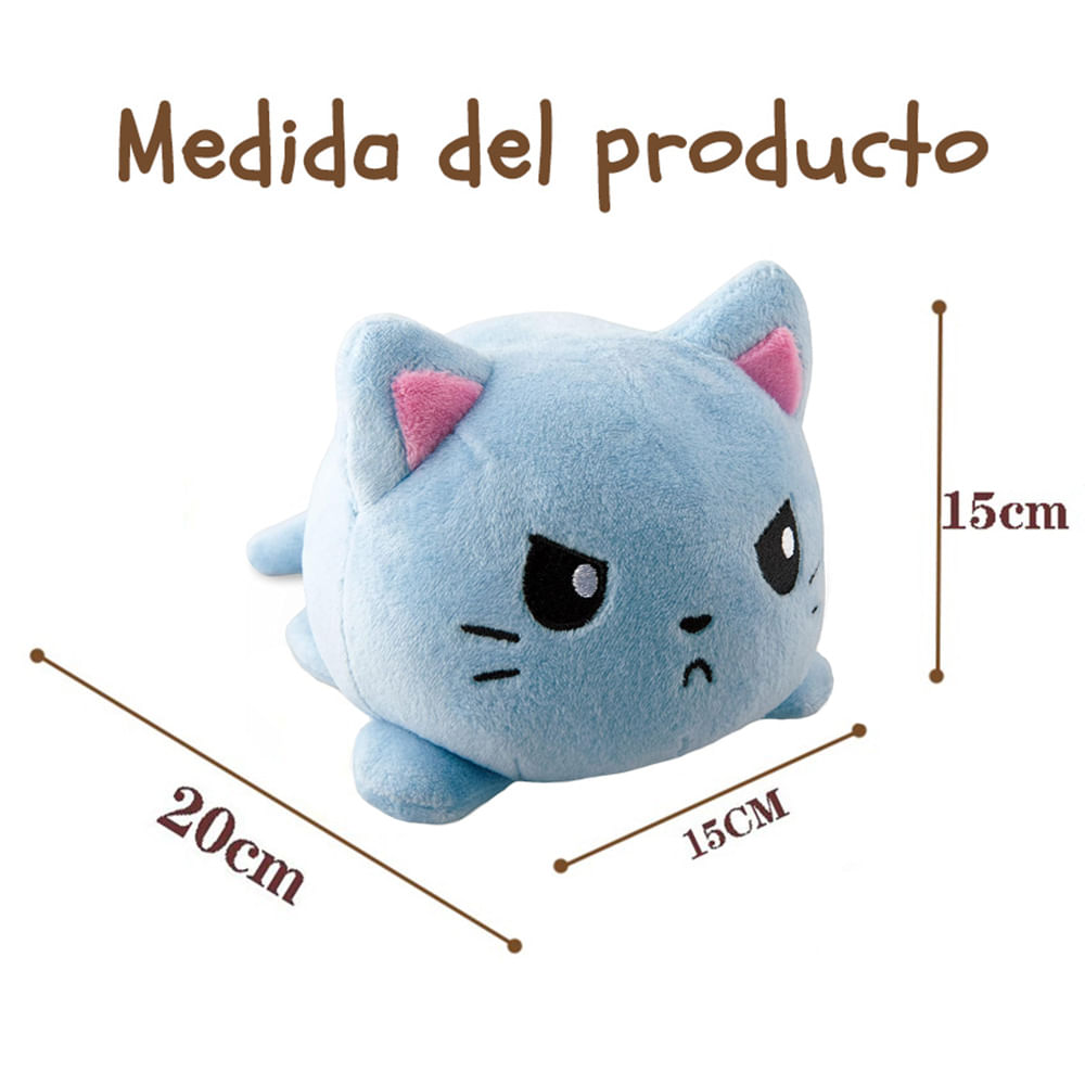 Peluche De Gato Reversible 2024 Juguete De Gato De Felpa - Main Image