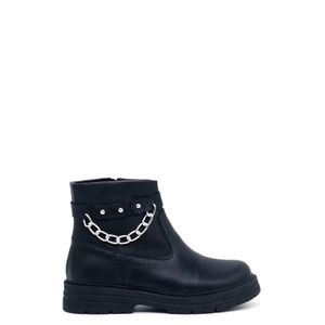 Botas para Niña de Cuero PAR&SS MV23-LIA Negro