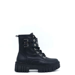 Botas para Niña de Cuero PAR&SS MV23-YARI Negro