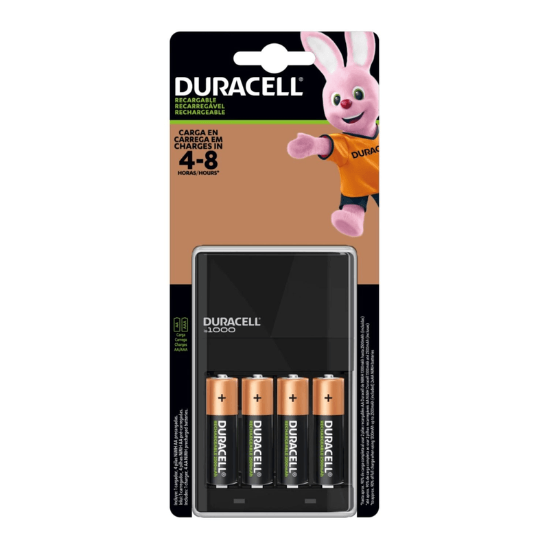 Duracell Pack 4 Pilas Recargables 900mAh AAA