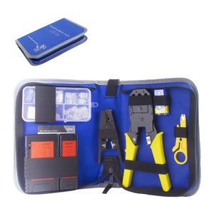 Kit Crimpeador + Testeador + Pelacable + 15 Adaptadores Rj45