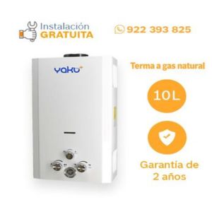 Calentador Instantáneo Yaku Mas GN 10L Tiro Natural